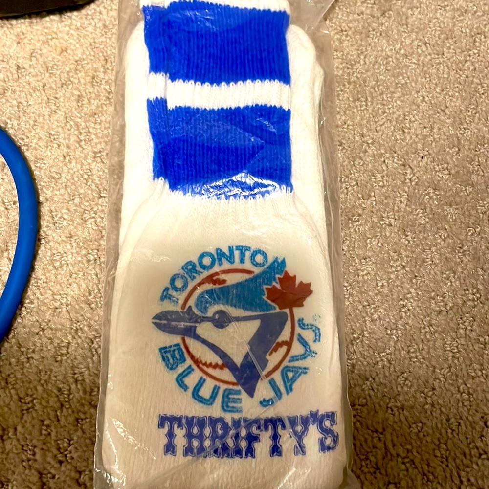 Blue Jays socks from the 70s- new!